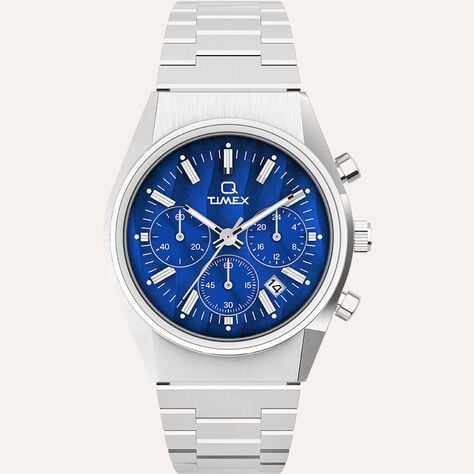 Orologio Al Quarzo Timex Q Falcon Eye Chronograph Tw2w33700d7 - Orologi con Datario Uomo | Stroili