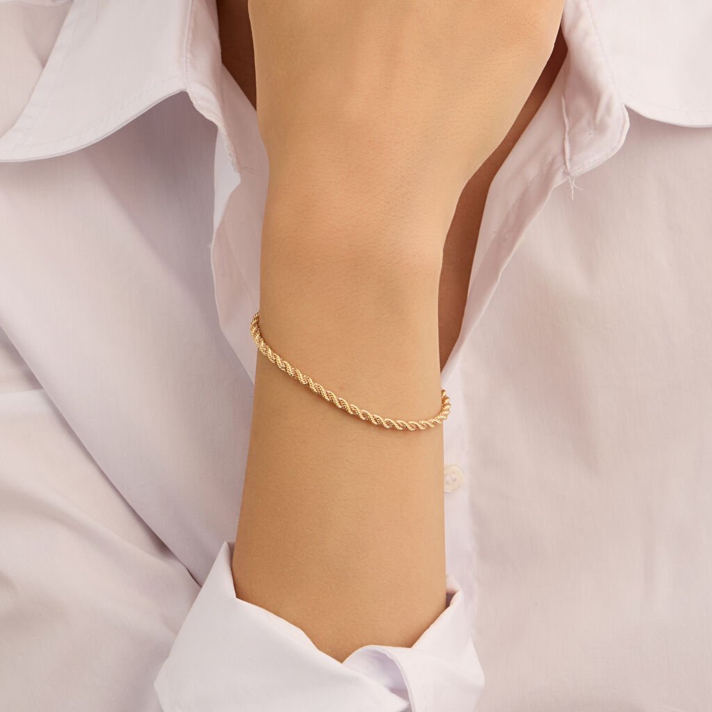 Bracciale Catena Colette Oro Bicolore Giallo / Rosa