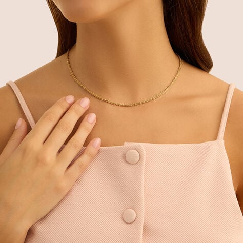 Catena Radiance Acciaio Dorato - Collane Catena Donna | Stroili