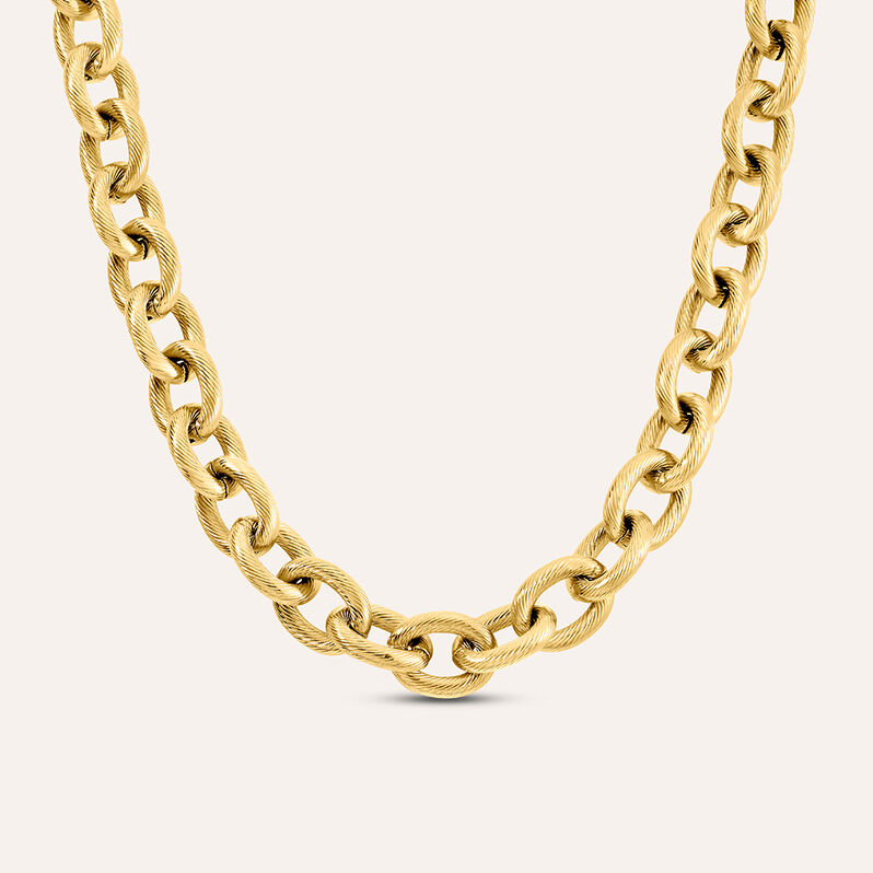 Collana Radiance Acciaio Dorato - Collane Donna | Stroili