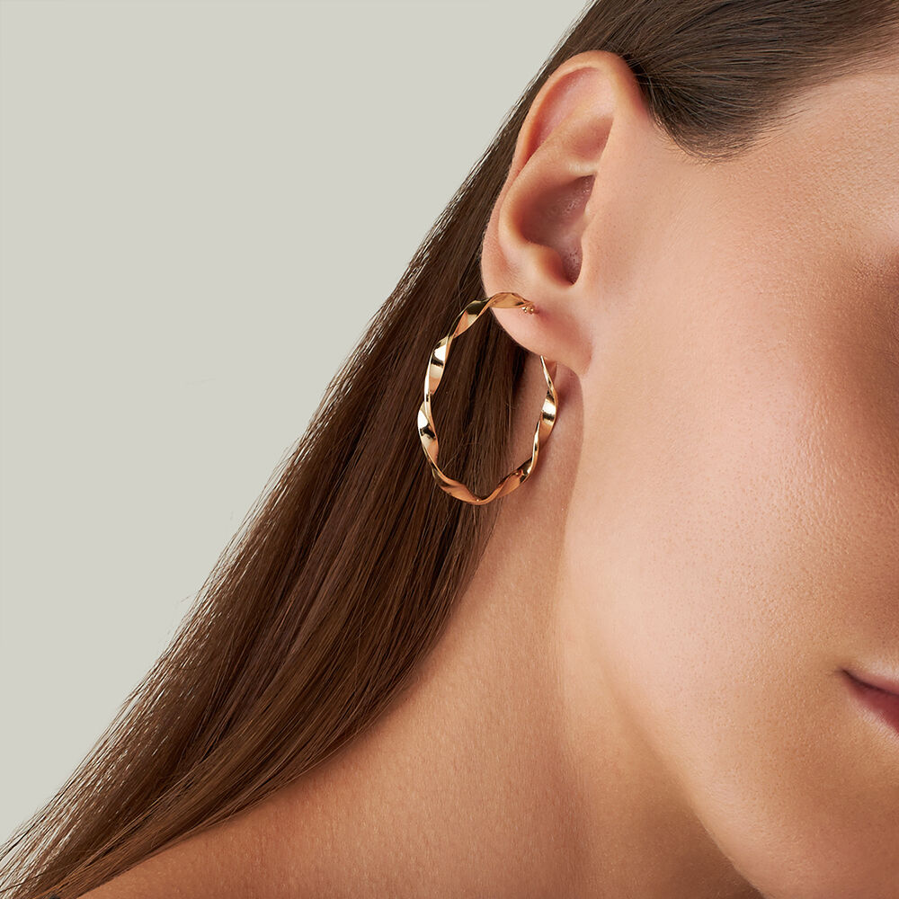 Loyal.e Paris Orecchini Ride & Love A Cerchio In Oro Giallo 18kt E Diamanti Item 20199344 - Foto 13