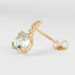Orecchini Lobo Punto Luce Amélie Oro Giallo Ametista Cubic Zirconia - Orecchini a Lobo Donna | Stroili