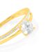 Anello Solitario Claire Oro Giallo Cubic Zirconia - Anelli con Pietre Donna | Stroili