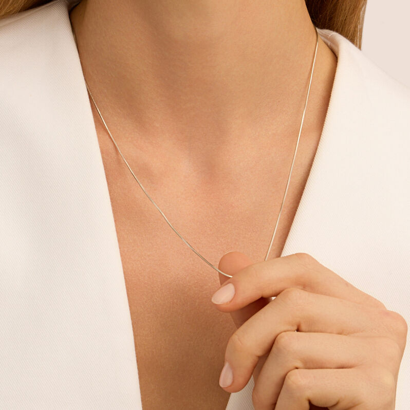 Catenina Silver Collection Argento Rodiato - Collane Catena Donna | Stroili