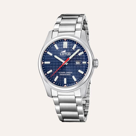 Orologio Al Quarzo Lotus Acero Clasico 19060/4 - Orologi con Datario Uomo | Stroili