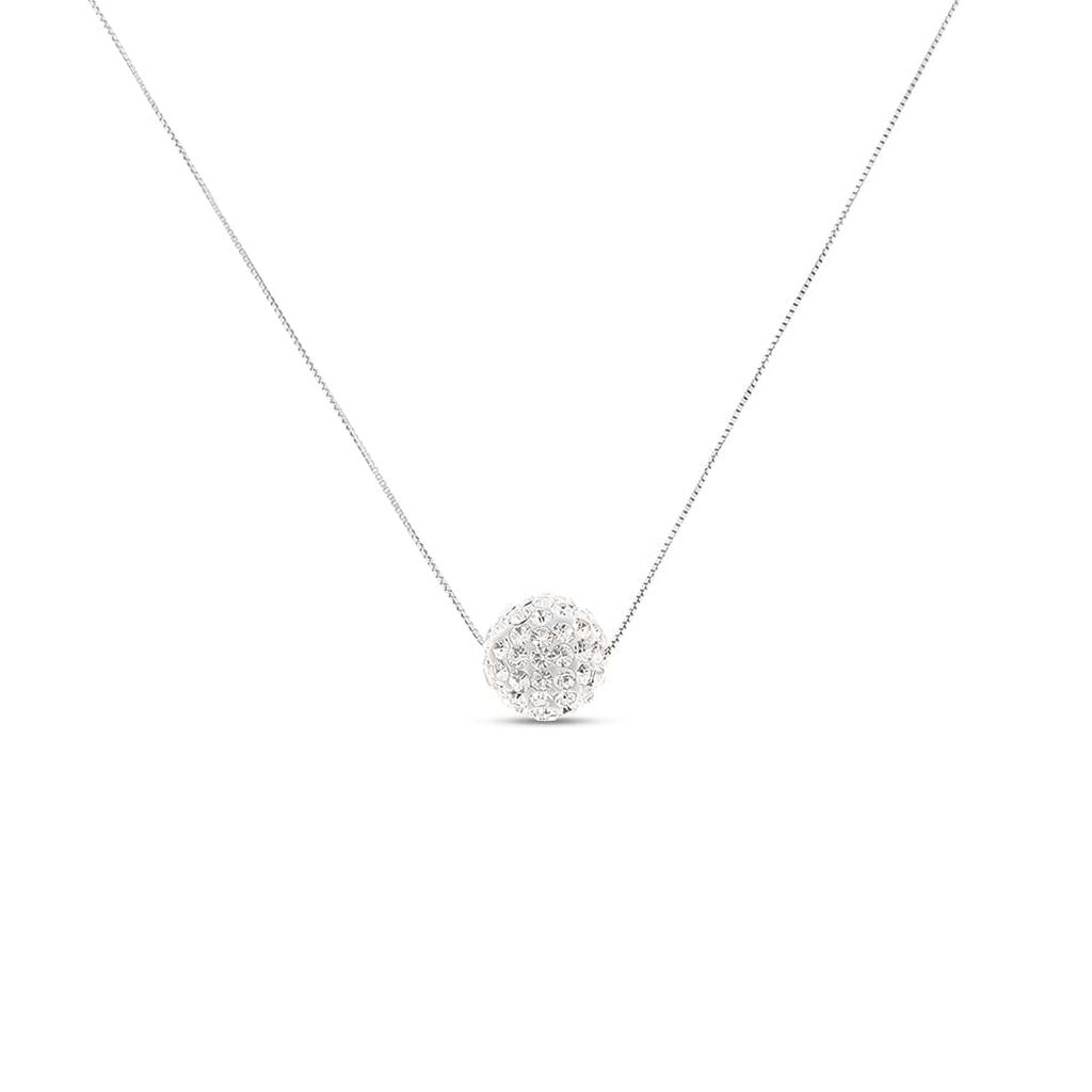 Collana Crystal Gold Oro Bianco Cristallo