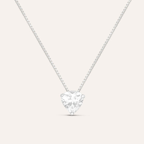 Collana Punto Luce Claire Oro Bianco Cubic Zirconia - Collane Punto Luce Donna | Stroili