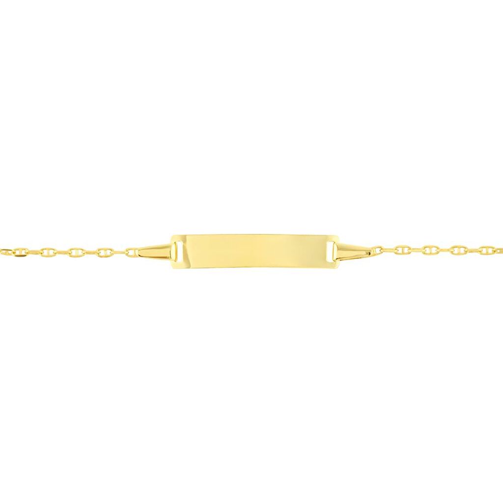 Bracciale Con Targhetta Holy Oro Giallo - Bracciali con Incisione Bambino | Stroili