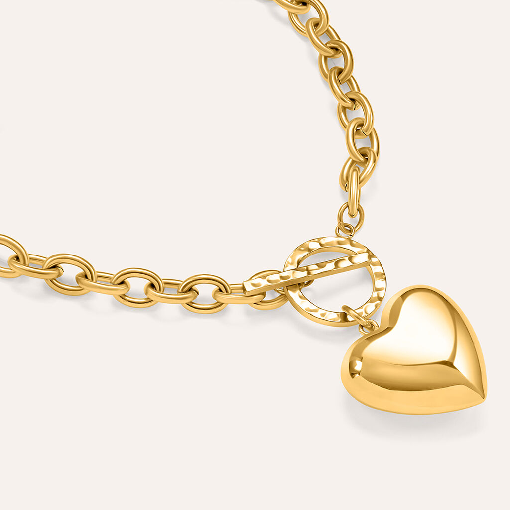 Bracciale Lady Code Acciaio Dorato - Bracciali Love Donna | Stroili