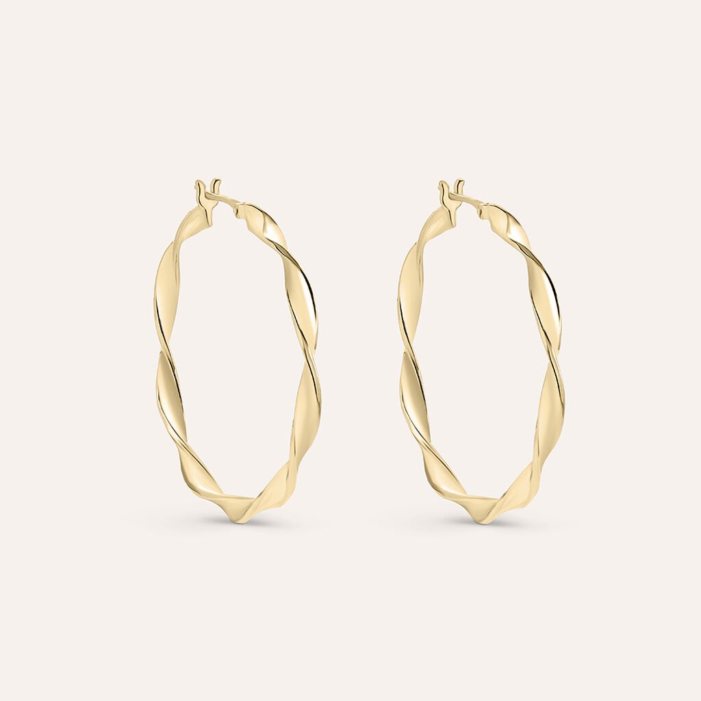 Orecchini A Cerchio Golden Dream Placcato Oro Giallo
