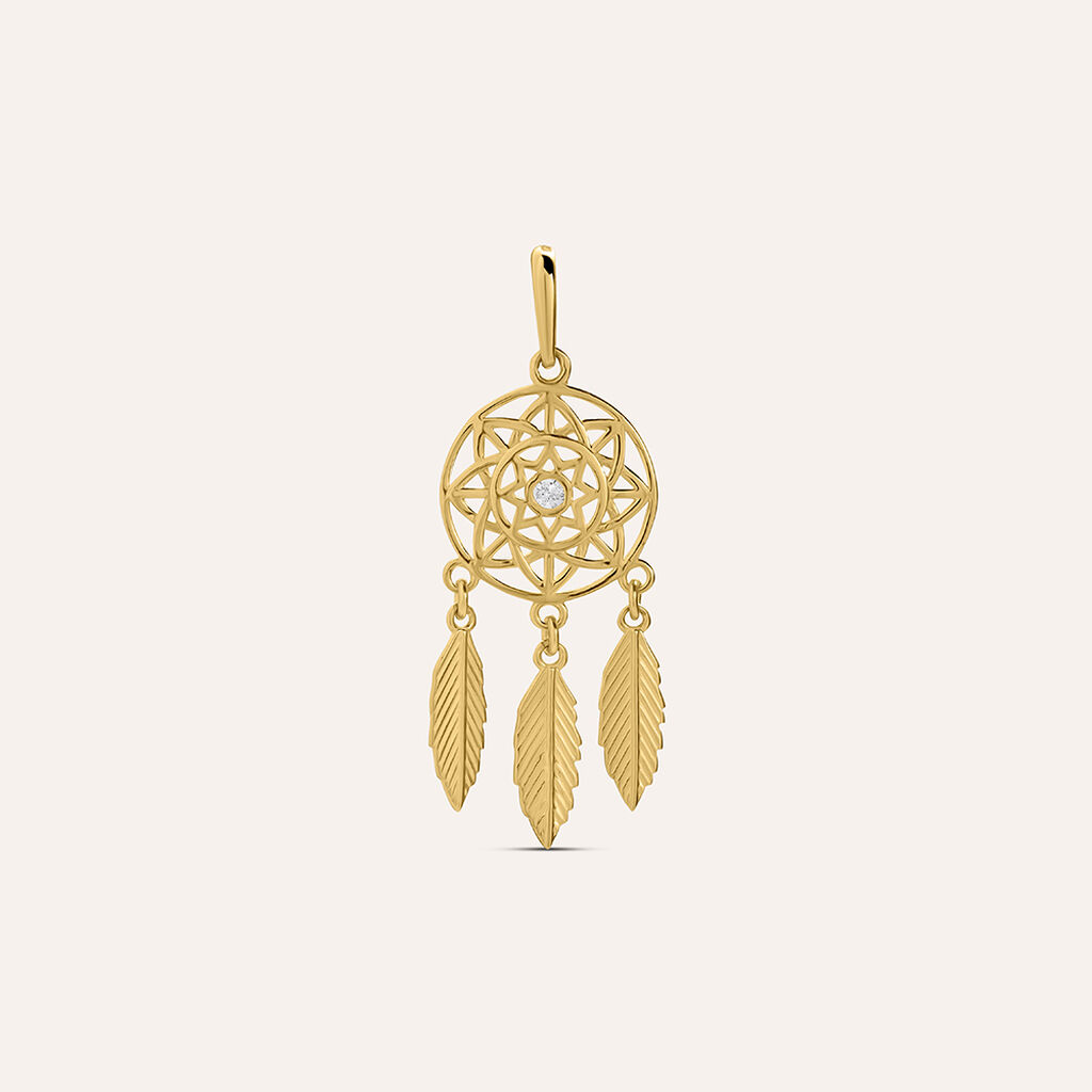 Pendente Poème Oro Giallo Cubic Zirconia - Ciondoli Donna | Stroili