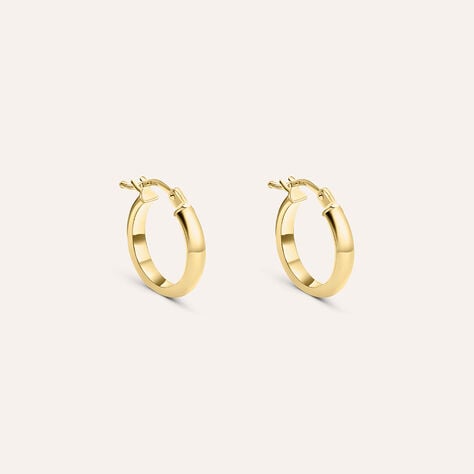 Orecchini A Cerchio Gold Essence Oro Giallo - Orecchini a Cerchio Donna | Stroili