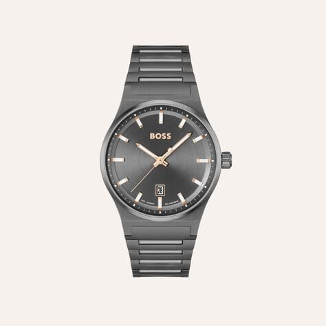 Orologio Al Quarzo Hugo Boss Candor 1514078 - Orologi con Datario Uomo | Stroili