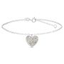Bracciale Christelle Oro Bianco Cristallo