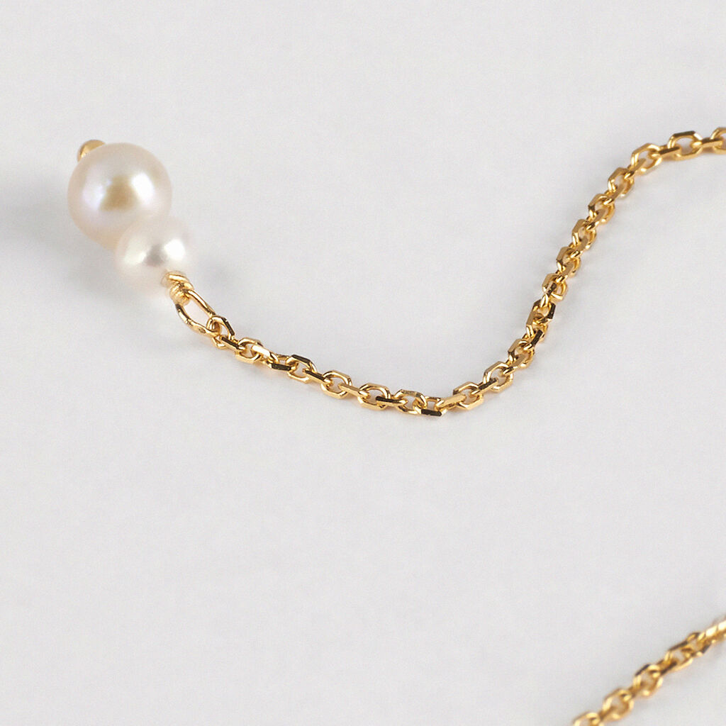 Mono Orecchino Pendente Beverly Oro Giallo Perla D'Acqua Dolce - Mono Orecchino Donna | Stroili