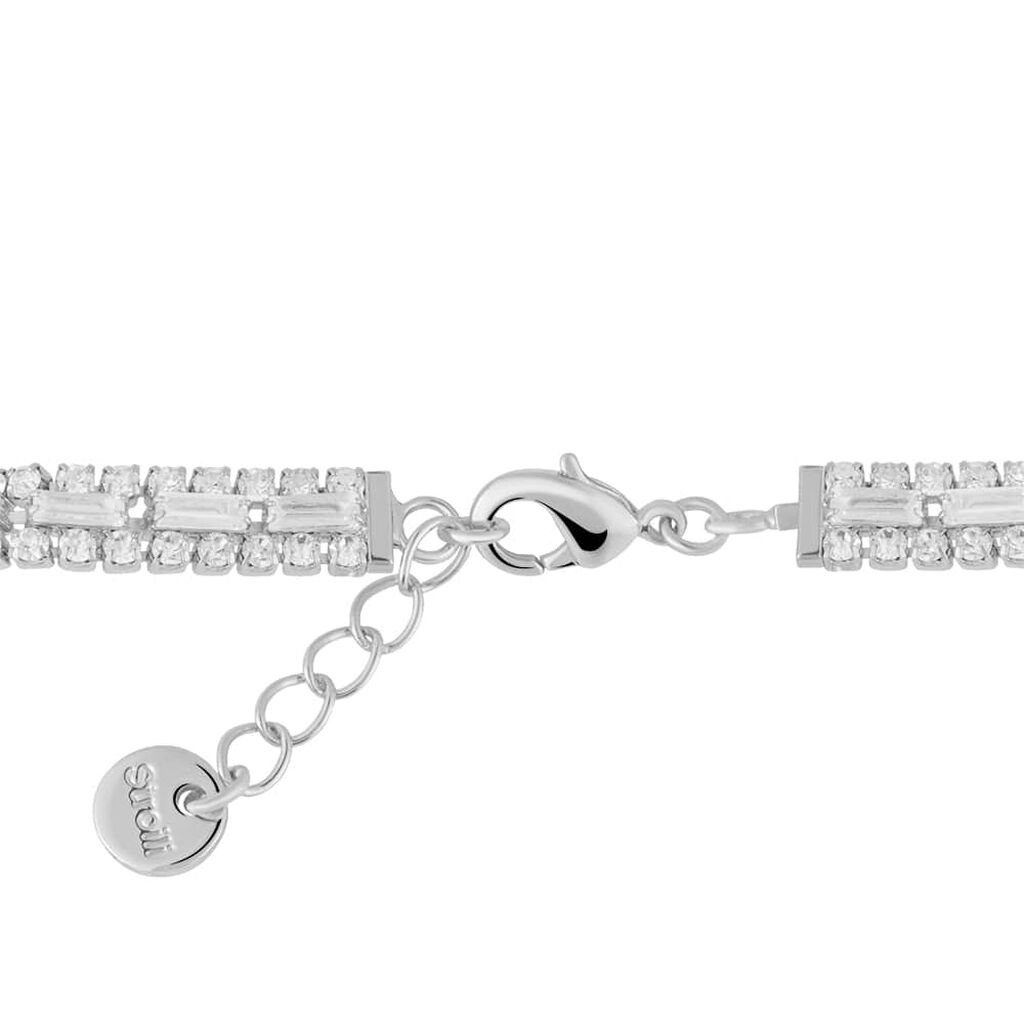 Bracciale Tennis Romantic Shine Metallo Cristallo - Bracciali Tennis Donna | Stroili