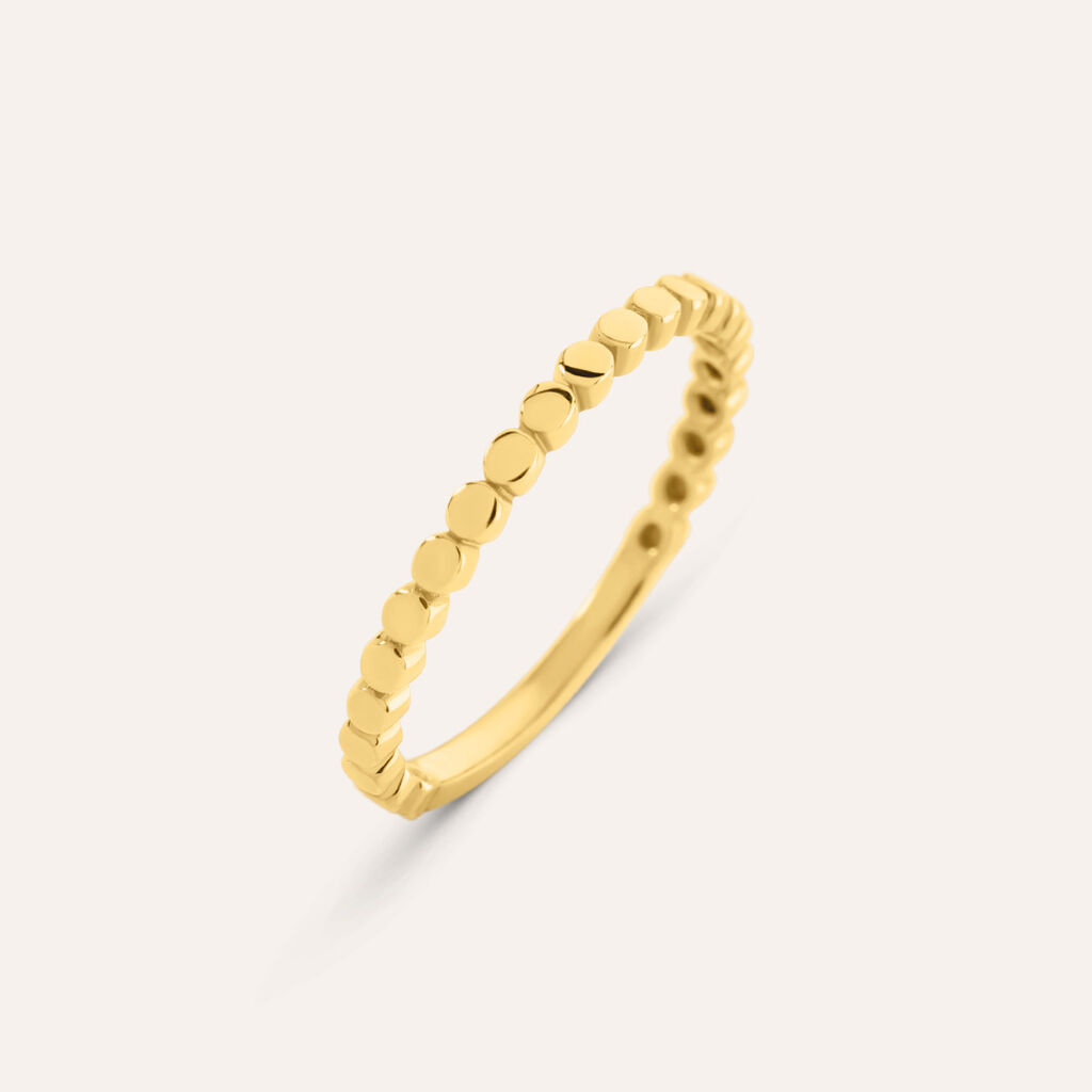 Anello Fantasia Desideria Argento Nobile Dorato