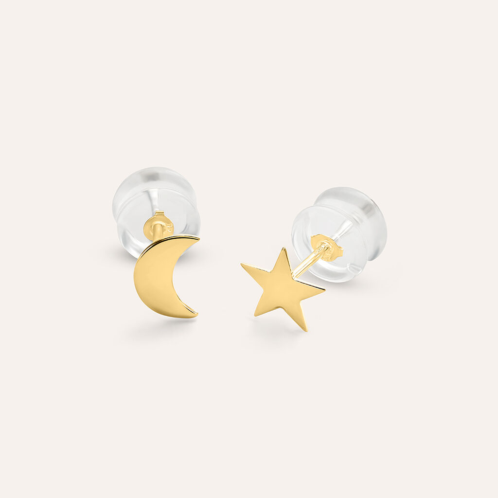 Orecchini Spaiati Bon Ton Oro Giallo