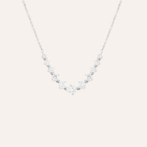 Collana Diamade Oro Bianco Diamante Lab-Grown - Collane Donna | Stroili