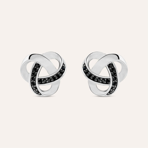 Orecchini Lobo Silver Shine Argento Rodiato Cubic Zirconia - Orecchini a Lobo Donna | Stroili