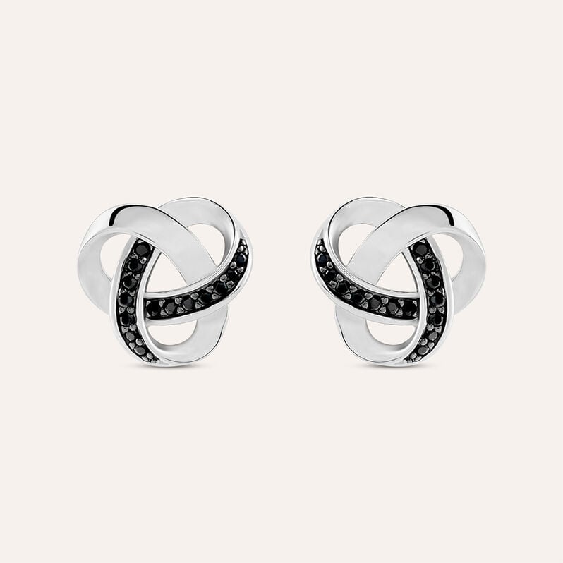 Orecchini Lobo Silver Shine Argento Rodiato Cubic Zirconia - Orecchini a Lobo Donna | Stroili