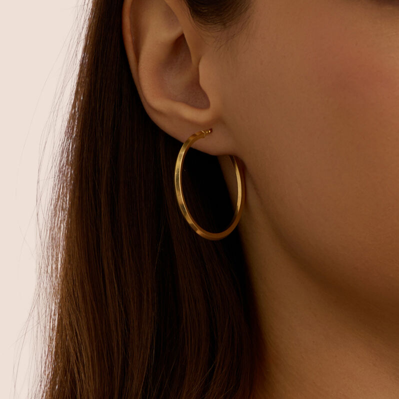 Orecchini A Cerchio Toujours Oro Giallo - Orecchini a Cerchio Donna | Stroili