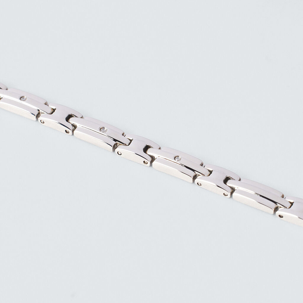 Bracciale Man Code Acciaio Cubic Zirconia