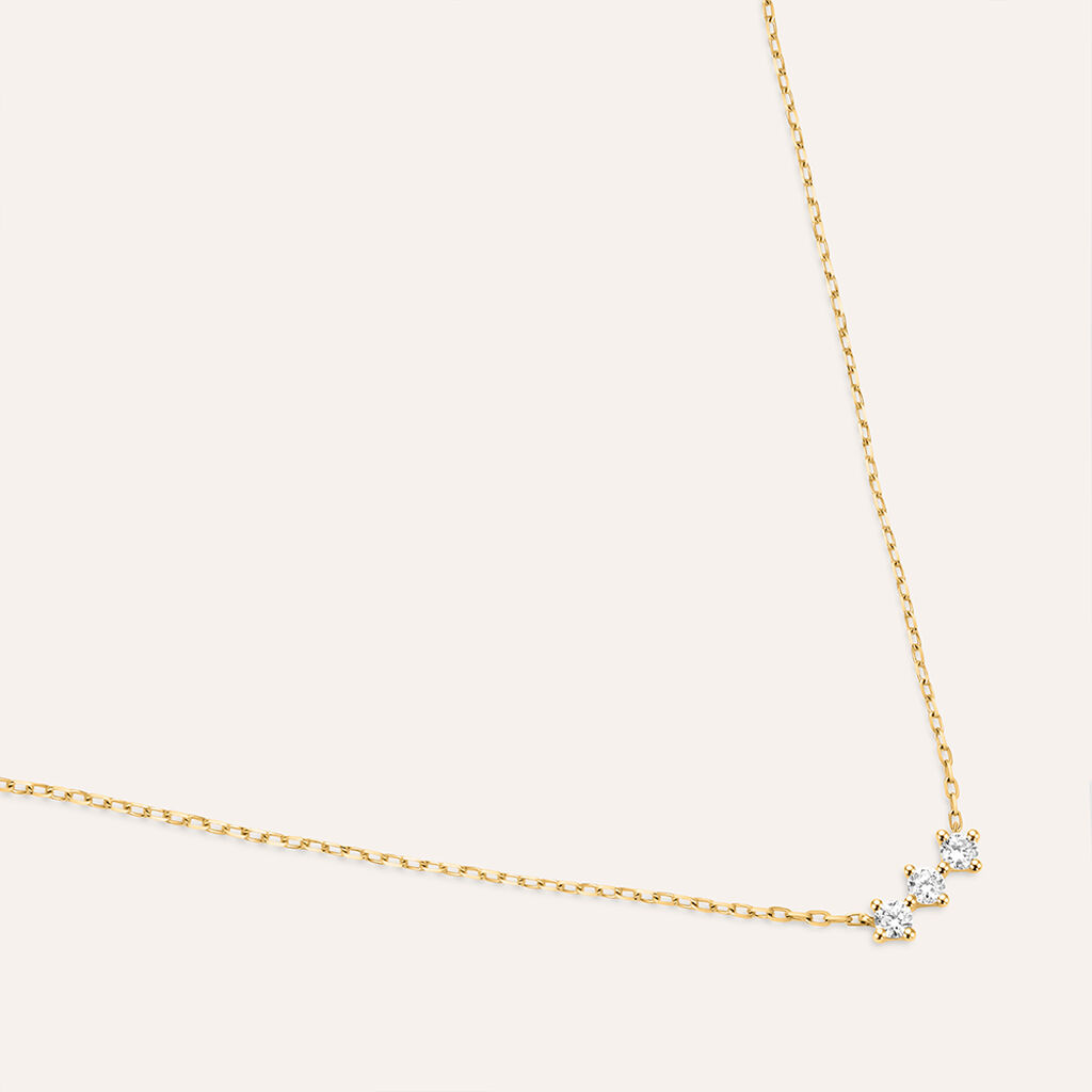 Collana Diamade Glam Oro Giallo Diamante Lab-Grown