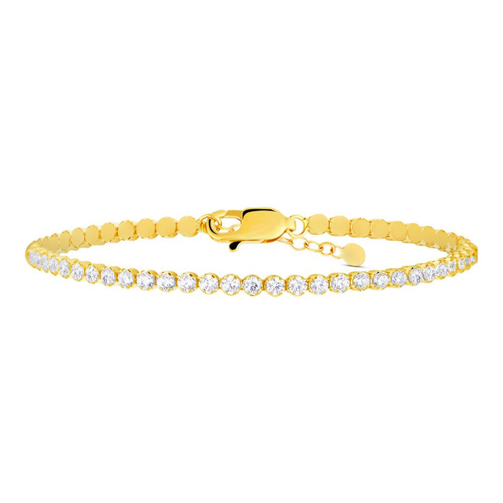 Bracciale Tennis Claire Oro Giallo Cubic Zirconia