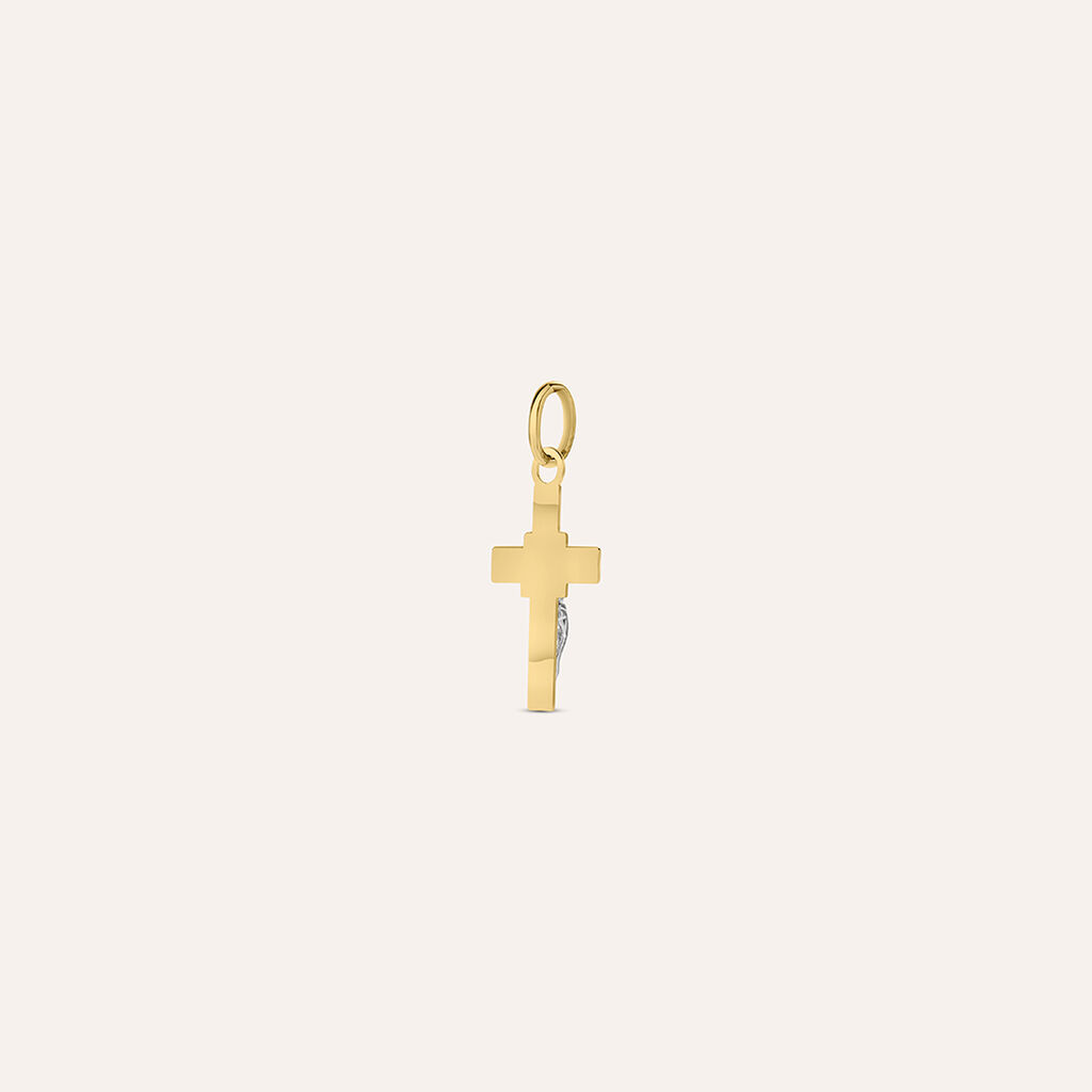 Pendente Holy Oro Bicolore - Ciondoli con Incisione Unisex | Stroili