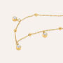Bracciale Radiance Acciaio Dorato Cristallo