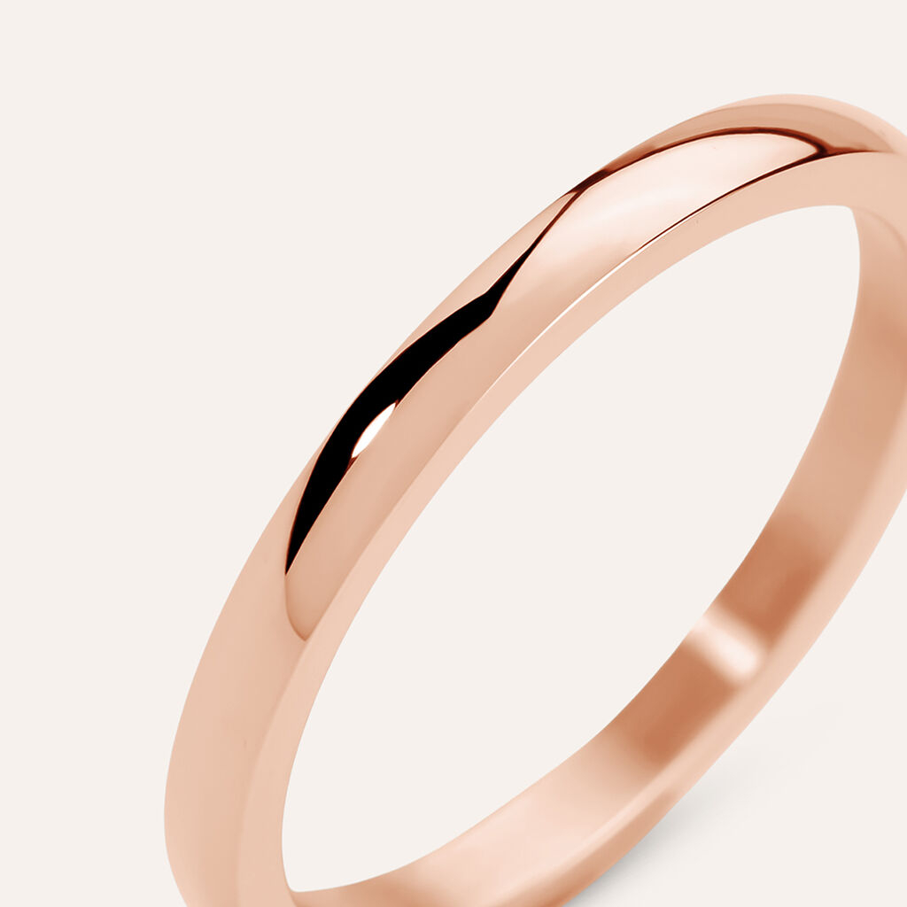 Anello Fedina Sunrise Acciaio Rosa