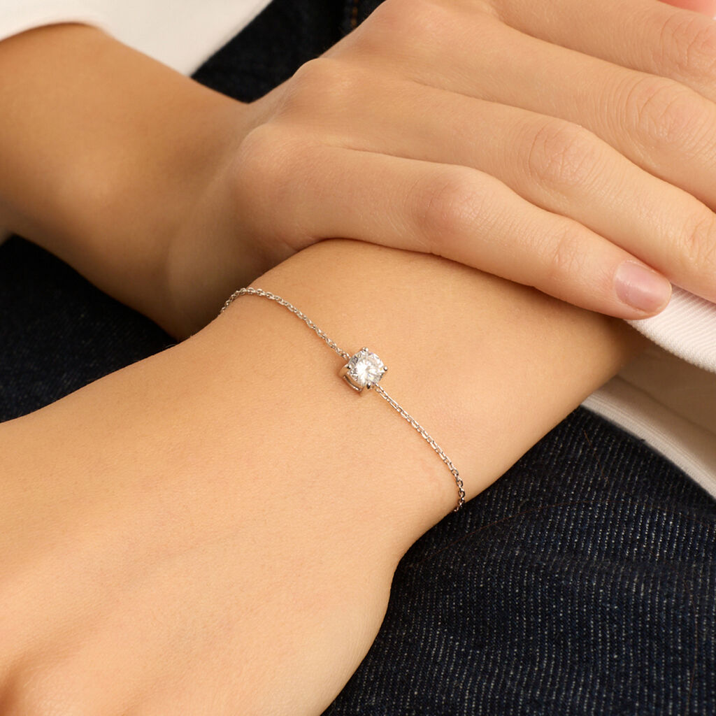 Bracciale Punto Luce Silver Elegance Argento Rodiato Cubic Zirconia