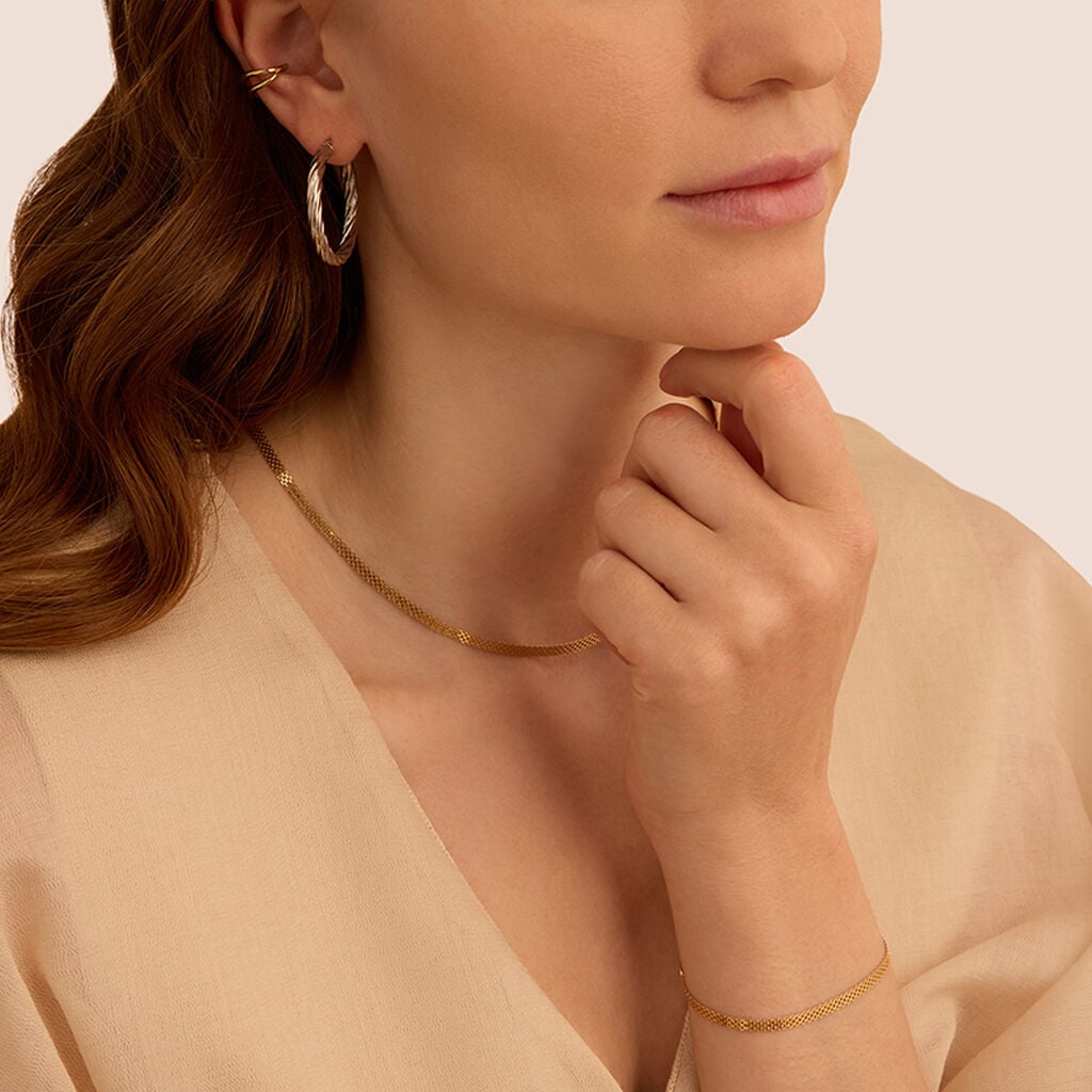 Ear Cuff Silver Collection Argento Dorato