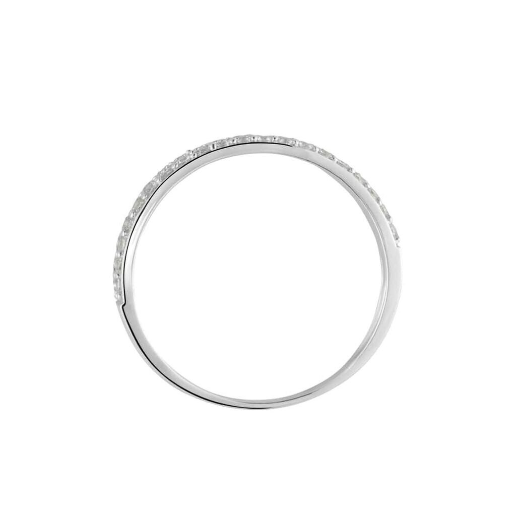 Anello Fascia Claire Oro Bianco Cubic Zirconia - Anelli con Pietre Donna | Stroili