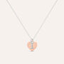 Collana Silver Collection Argento Bicolore Bianco / Rosa