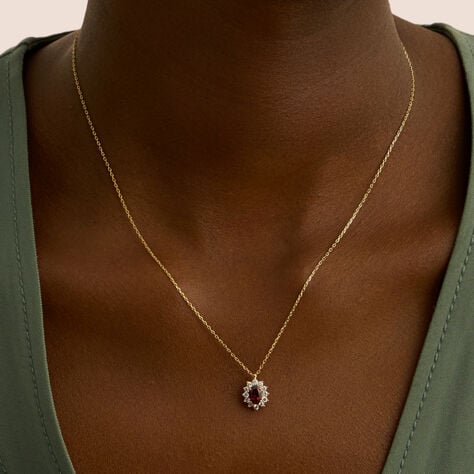 Collana Jasmine Oro Giallo Rodolite Diamante - Collane Donna | Stroili