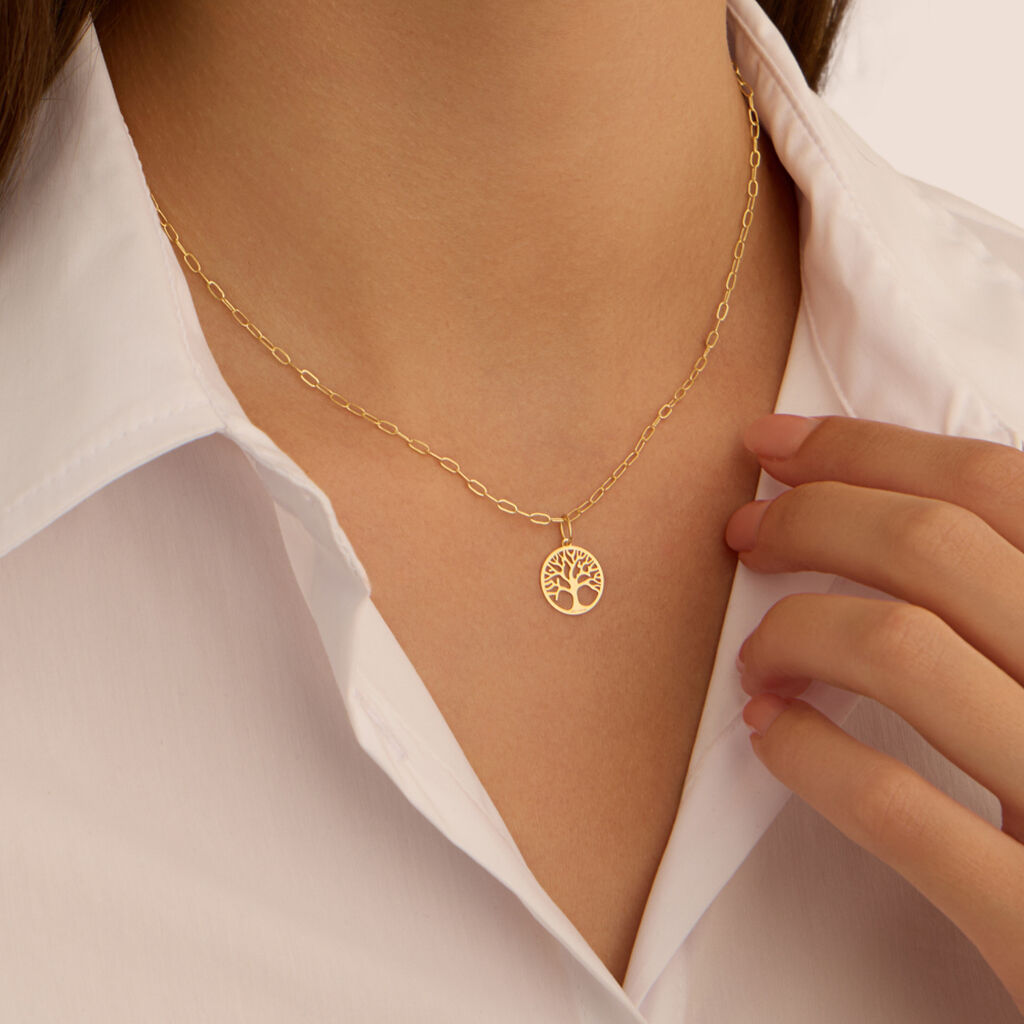 Pendente Poème Oro Giallo