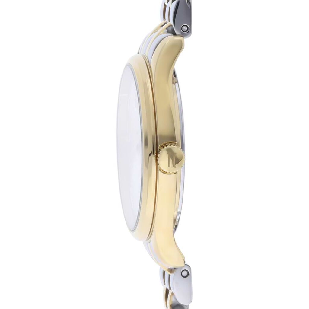 Orologio linea Capri solo tempo cinturino a maglie bicolore cassa oro - Orologi  | Stroili