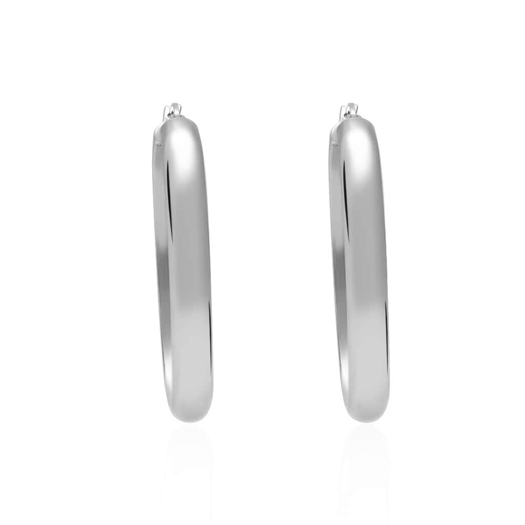 Orecchini a cerchio in acciaio