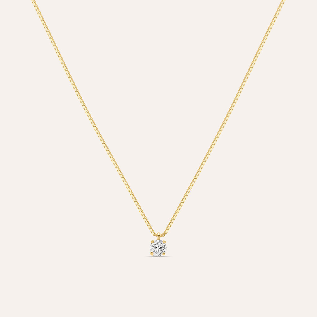 Collana Firmamenti Oro Giallo Diamante