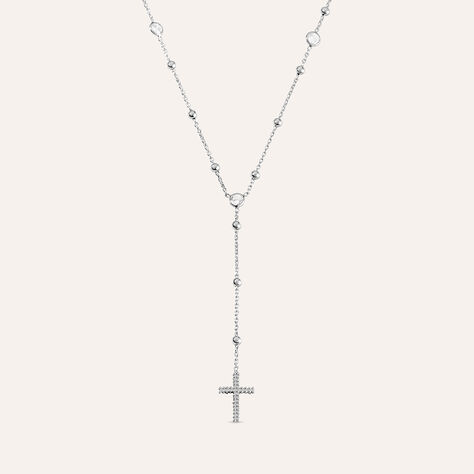 Collana Rosario Silver Soul Argento Rodiato Cubic Zirconia - Collane Rosario Donna | Stroili