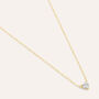Collana Punto Luce Claire Oro Giallo Cubic Zirconia