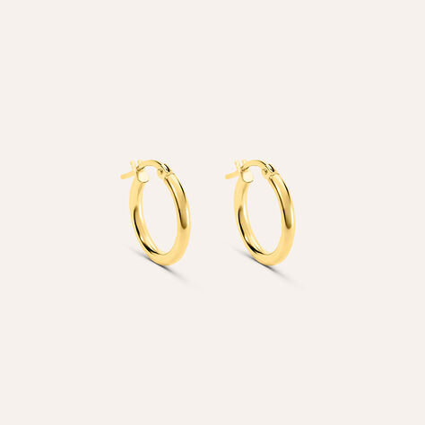 Orecchini A Cerchio Toujours Oro Giallo - Orecchini a Cerchio Donna | Stroili
