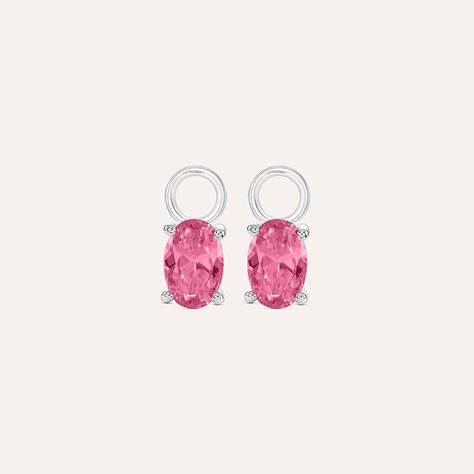 Charm per Orecchini a Cerchio Silver Rainbow Argento Rodiato Cubic Zirconia - Orecchini Componibili Donna | Stroili