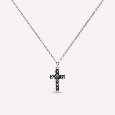 Collana Man Code Acciaio Cristallo - Collane Uomo | Stroili