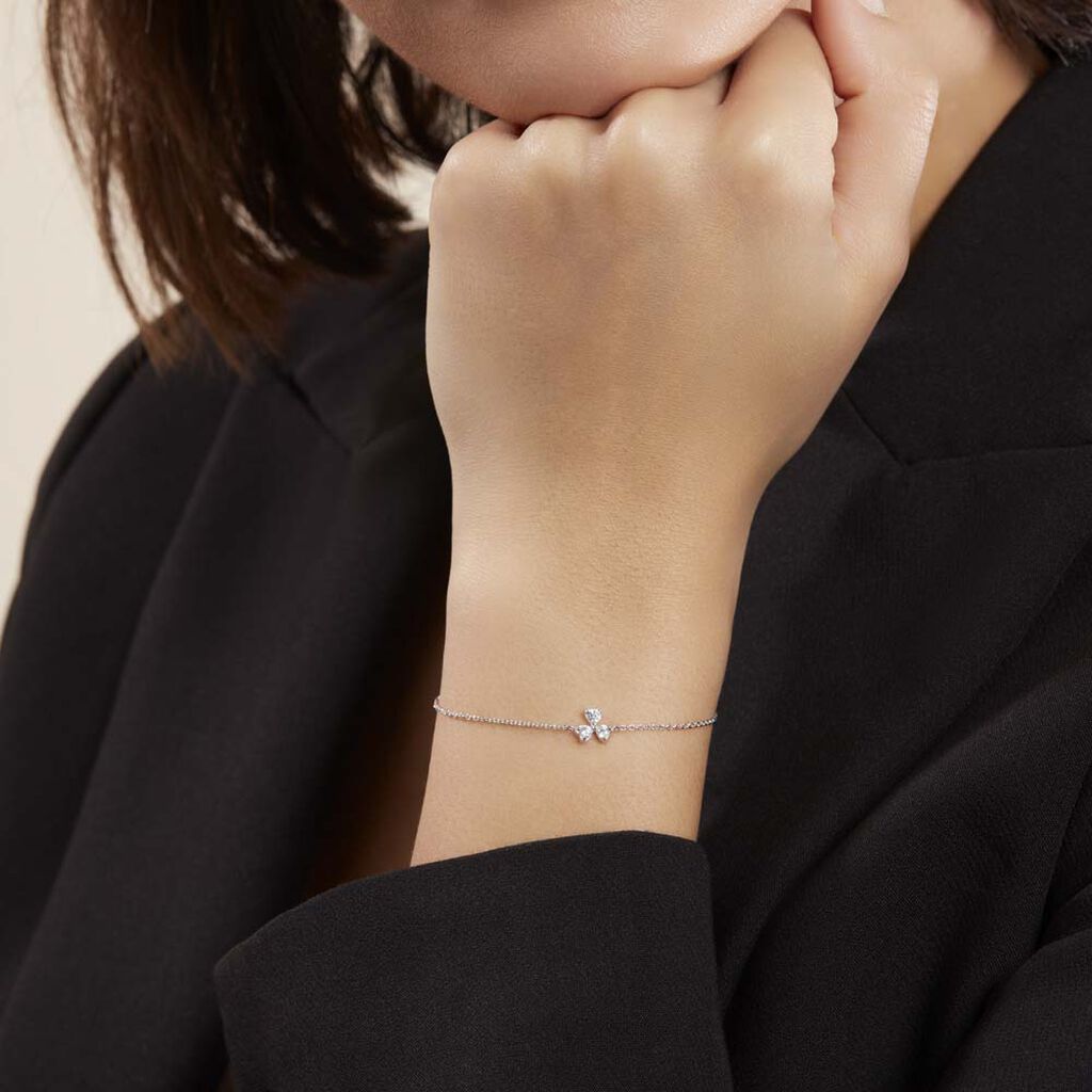 Bracciale Silver Elegance Argento Rodiato Cubic Zirconia