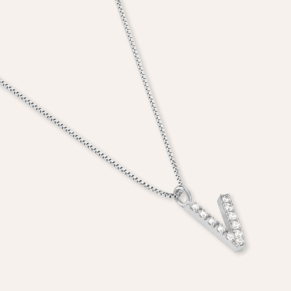 Collana Silver Moments Argento Rodiato Cubic Zirconia