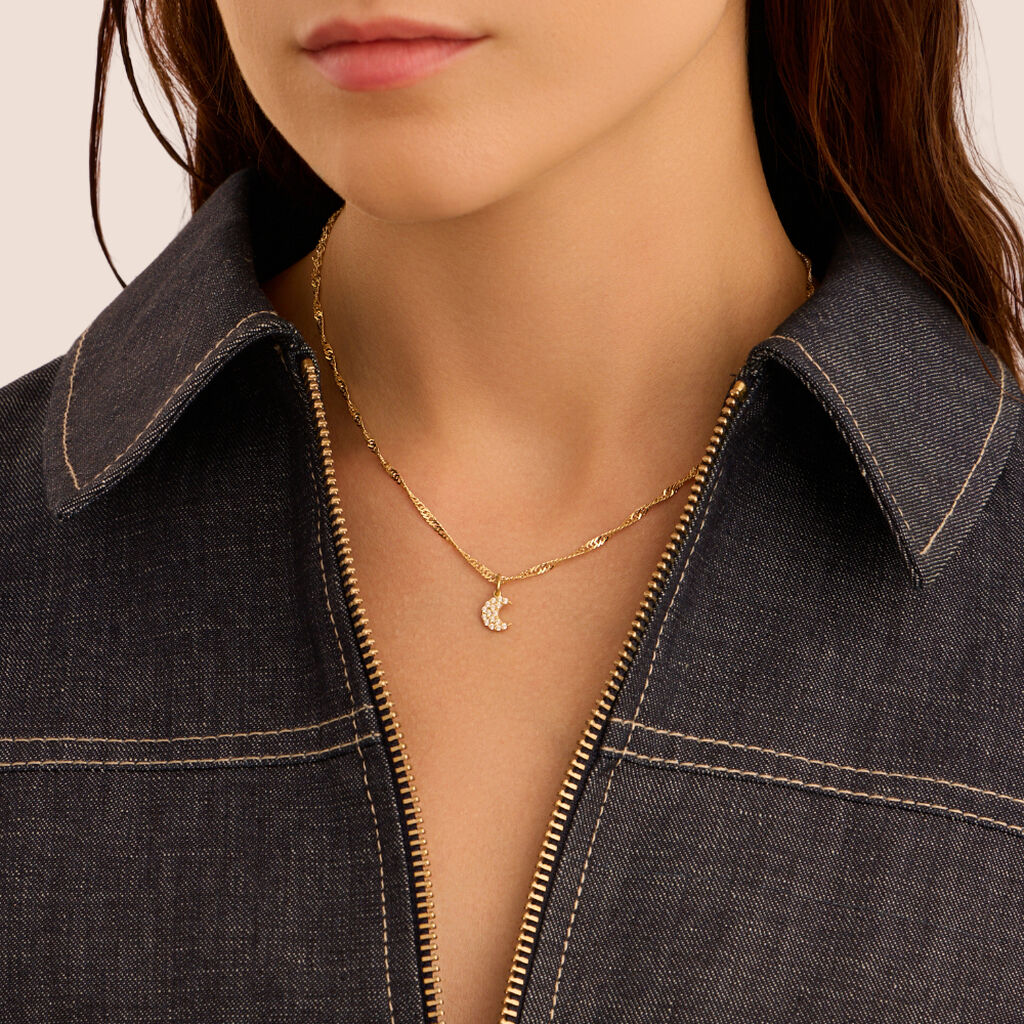 Pendente Poème Oro Giallo Cubic Zirconia