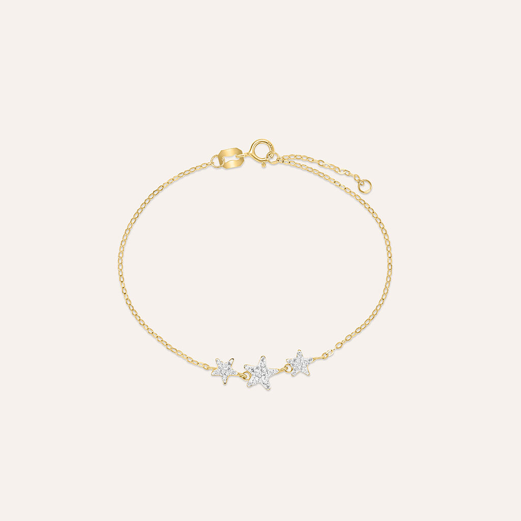 Bracciale Christelle Oro Giallo Cristallo